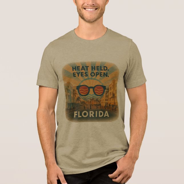 Camiseta Triblenda Miami Tee de triple mezcla | Calzado suave (Anverso)