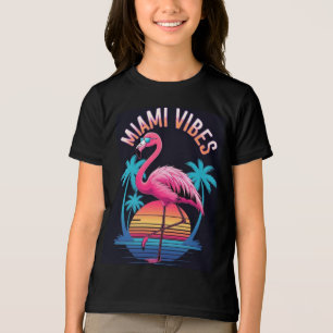 Camiseta Triblenda Miami Vibes Summer Flamingo Design-63454
