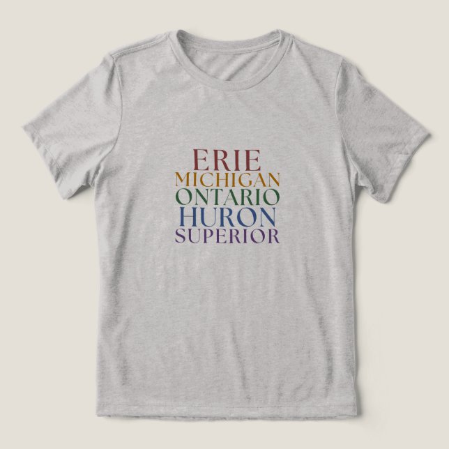 Camiseta Triblenda Michigan Fishing Theme T-Shirt for Women (Diseño delantero )