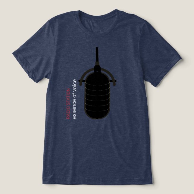 Camiseta Triblenda Micrófono (Diseño delantero )