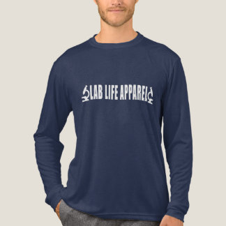 Camiseta Triblenda Microscopio Minimalista LabLife Laboratorio Técnic