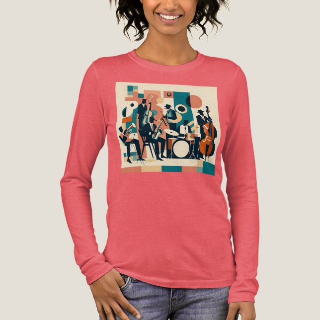 Camiseta Triblenda Mid Century Jazz Age Sextet (Anverso)