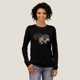 Camiseta Triblenda Midnight Spark: Fireworks 2026 Manga Larga Tee