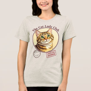 Camiseta Triblenda Miembro Oficial del Motivo del Club de la Señora d