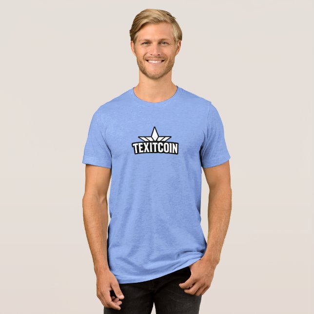 Camiseta Triblenda Mina tu propio tee de mezcla triple de Bella+Canva (Anverso Completa)