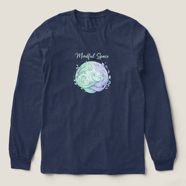 Camiseta Triblenda Mindful Space - Pastel Serenity Design (Diseño traserp)