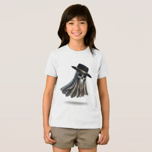 Camiseta Triblenda Mini Ghost gótico - Niños Fedora Skull Spirit