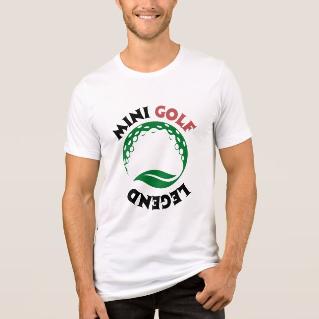 Camiseta Triblenda Mini leyenda de golf (Anverso)