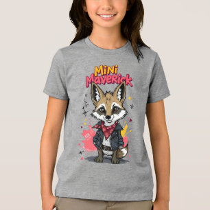 Camiseta Triblenda Mini Maverick Cool Rebel Coyote Parque Infantil Pu