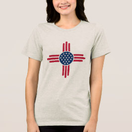 Camiseta Triblenda Minimalist American Zia Symbol – Clean Modern USA