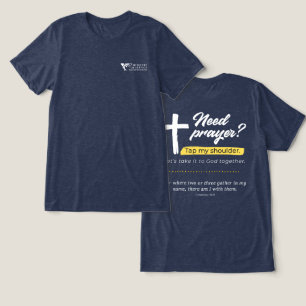 Camiseta Triblenda Ministerio VOAWW - Necesita Oración Azul