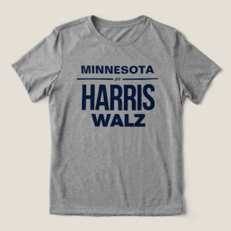 Camiseta Triblenda Minnesota para Harris Walz