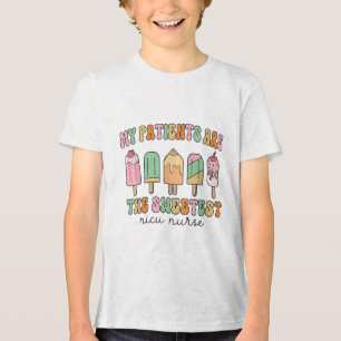 Camiseta Triblenda Mis Pacientes Son El Trabajo Nicu Más Bonito Enfer