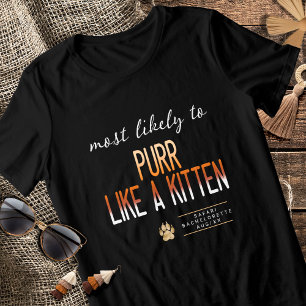 Camiseta Triblenda MLT Purr Like a Kitten Bachelorette ID1156