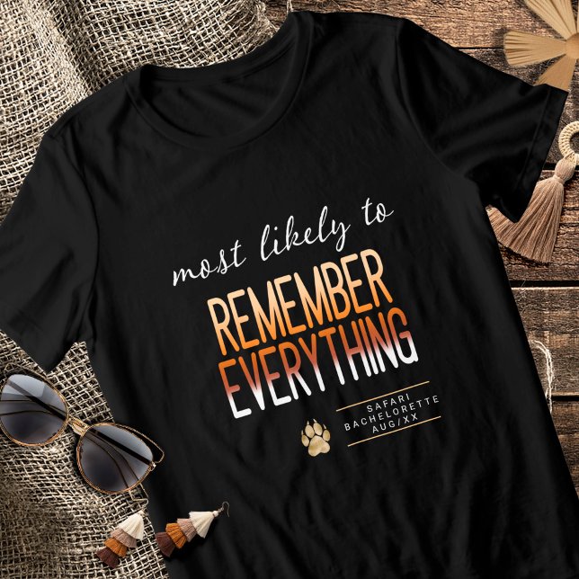 Camiseta Triblenda MLT Recuerda todo Bachelorette ID1156 (Subido por el creador)
