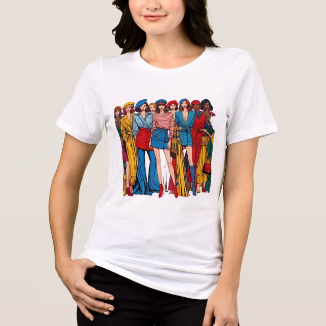 Camiseta Triblenda Moda adelantada (Anverso)