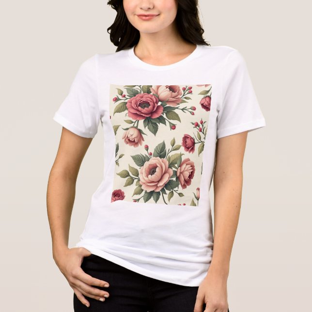 Camiseta Triblenda Moda de época francesa (Anverso)
