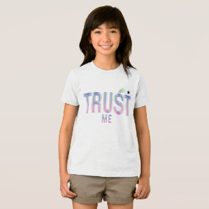 Camiseta Triblenda Moda de texto de verano Unisex y niños