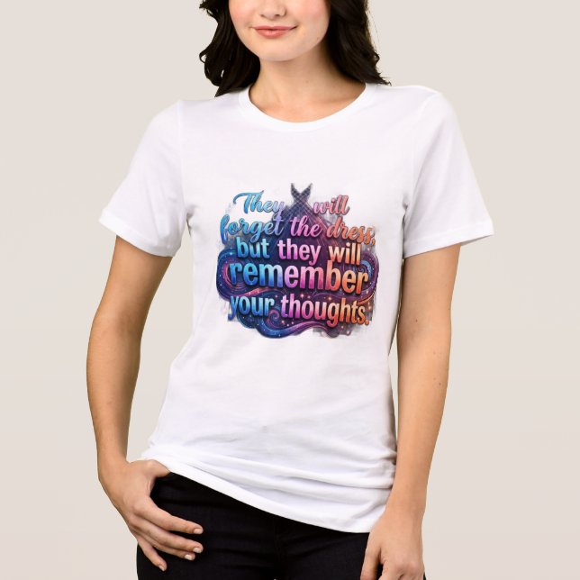 Camiseta Triblenda Moda Femenina (Anverso)