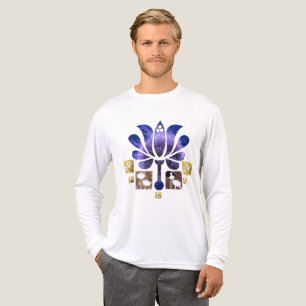 Camiseta Triblenda Moda floral deslumbrante