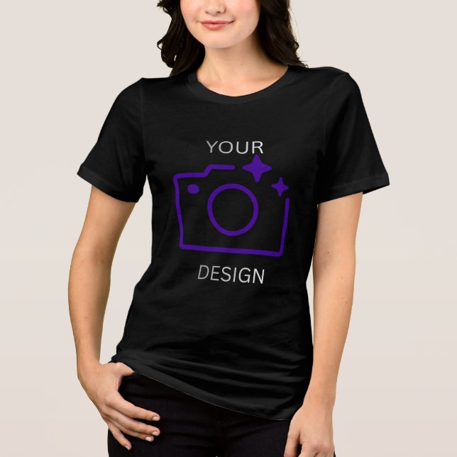Camiseta Triblenda Modern custom tshirt with image (Anverso)