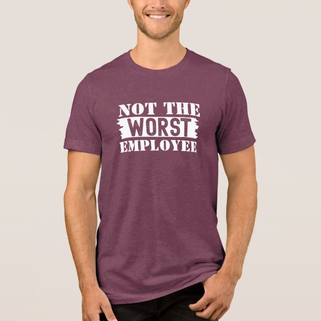 Camiseta Triblenda Modern Funny Humor Office Meeting Quote White Tri- (Anverso)