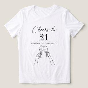 Camiseta Triblenda Moderna y elegante moda anima a la fiesta de cumpl