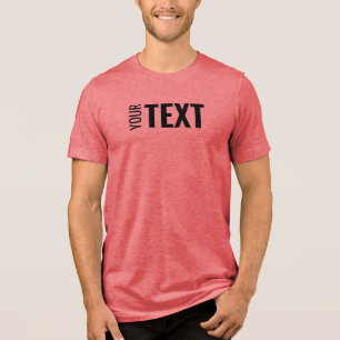 Camiseta Triblenda Moderno de moda Tu Nombre De Texto Personalizado M
