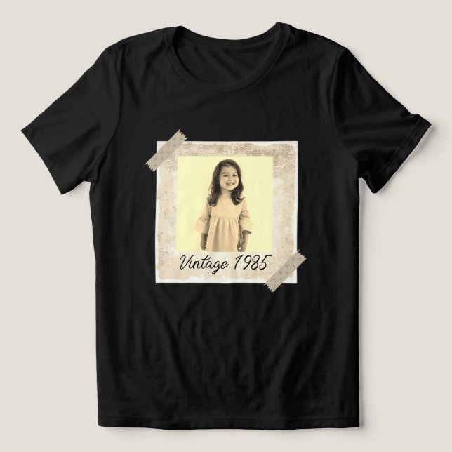 Camiseta Triblenda Moderno regalo personalizado de cumpleaños número  (Diseño delantero )