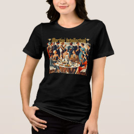 Camiseta Triblenda Modernos de mediados de siglo Los intelectuales de