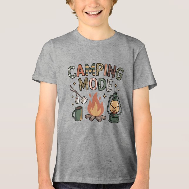 Camiseta Triblenda Modo Camping  (Anverso)