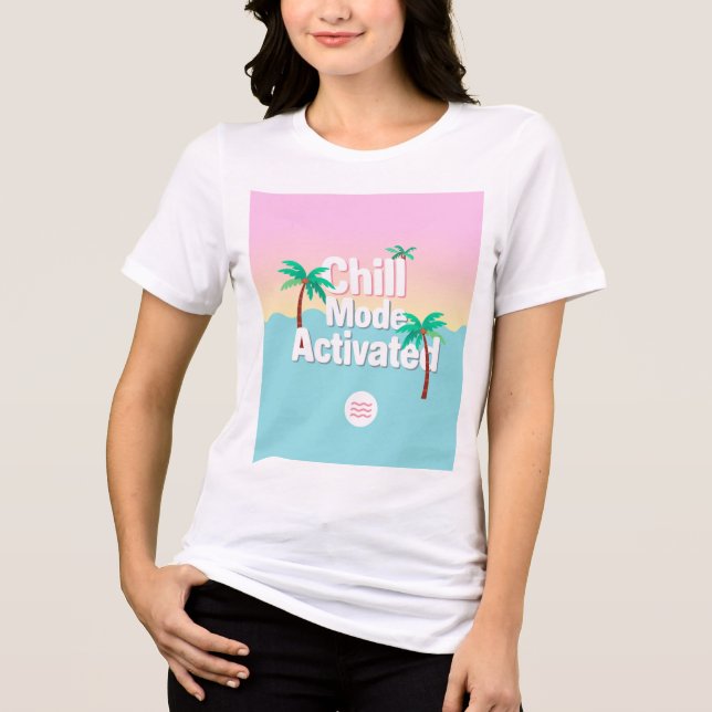 Camiseta Triblenda Modo Chill activado (Anverso)
