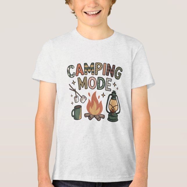 Camiseta Triblenda Modo de acampado (Anverso)