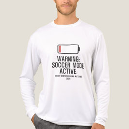 Camiseta Triblenda Modo Fútbol Divertido Activo Batería Baja Angustia