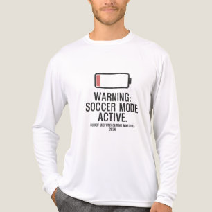 Camiseta Triblenda Modo Fútbol Divertido Activo Batería Baja Angustia
