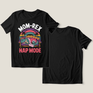 Camiseta Triblenda Modo Nap Mamá-Rex - Divertida madre de dinosaurio 