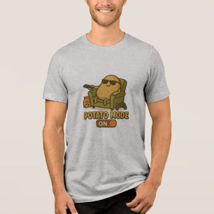 Camiseta Triblenda Modo Patata – Vida Perezosa Activada