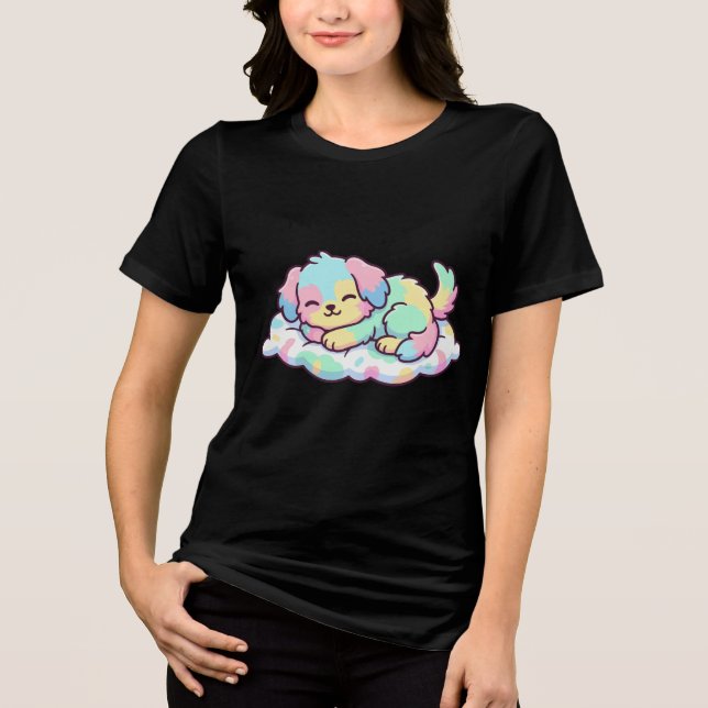 Camiseta Triblenda Modo Siesta Cachorro (Anverso)