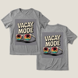 Camiseta Triblenda Modo Vacay Gafas de sol Árboles de palmas