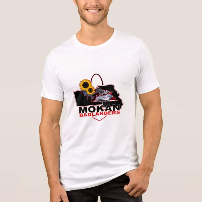 Camiseta Triblenda MOKAN Badlanders Mens (Anverso)