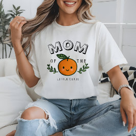 Camiseta Triblenda Mom Little Cutie T-Shirt 1st Birthday Party 