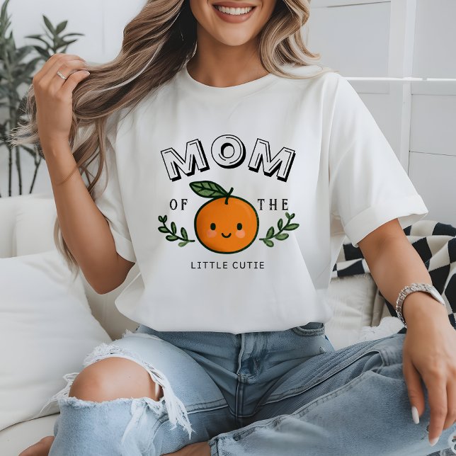 Camiseta Triblenda Mom Little Cutie T-Shirt 1st Birthday Party  (Subido por el creador)