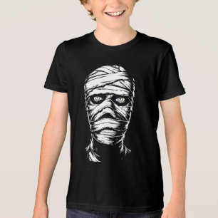 Camiseta Triblenda Momia Vendada Horror Pop Art Mirada