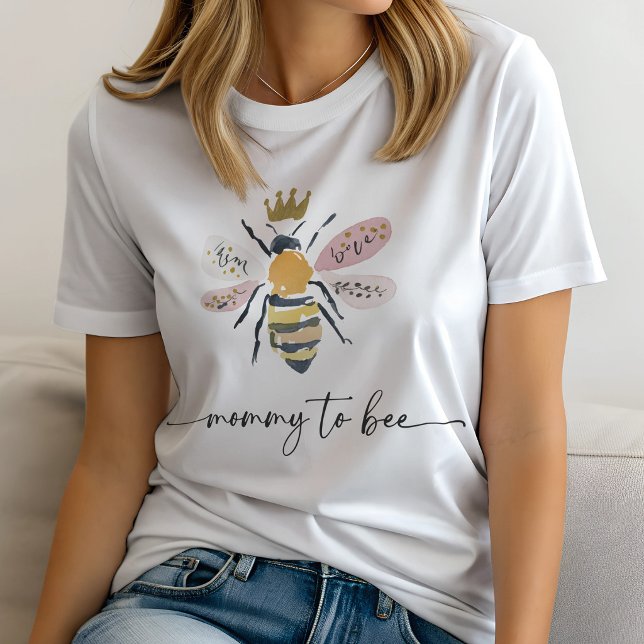 Camiseta Triblenda Mommy-to-Bee Baby Shower (Subido por el creador)
