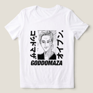 CAMISETA TRIBLENDA MOMOKO HEAD BW ORIGINAL CON TEXTO NEGRO
