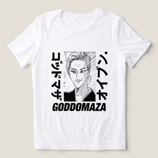 CAMISETA TRIBLENDA MOMOKO HEAD BW ORIGINAL CON TEXTO NEGRO (Diseño delantero )