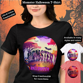 Camiseta Triblenda Momster Halloween