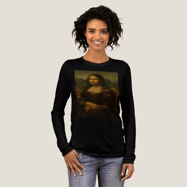 Camiseta Triblenda Mona Lisa Corazón de Rubí (Anverso Completo)