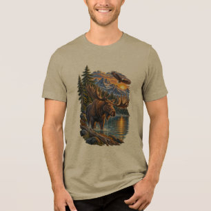 Camiseta Triblenda Monarca de la Montaña - Antiguo Páramo de Alces