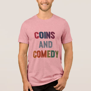 Camiseta Triblenda Monedas y comedia: La última carcajada de coleccio